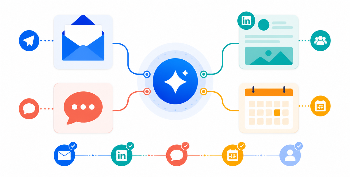 Scout delivering scored prospects and running email and social outreach for a broker